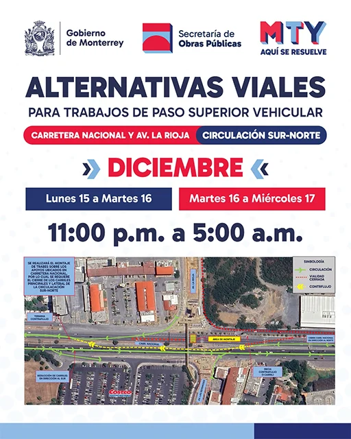 Anuncian restricciones viales nocturnas por obras del Circuito Vial Huajuco 1 MAPA 2B