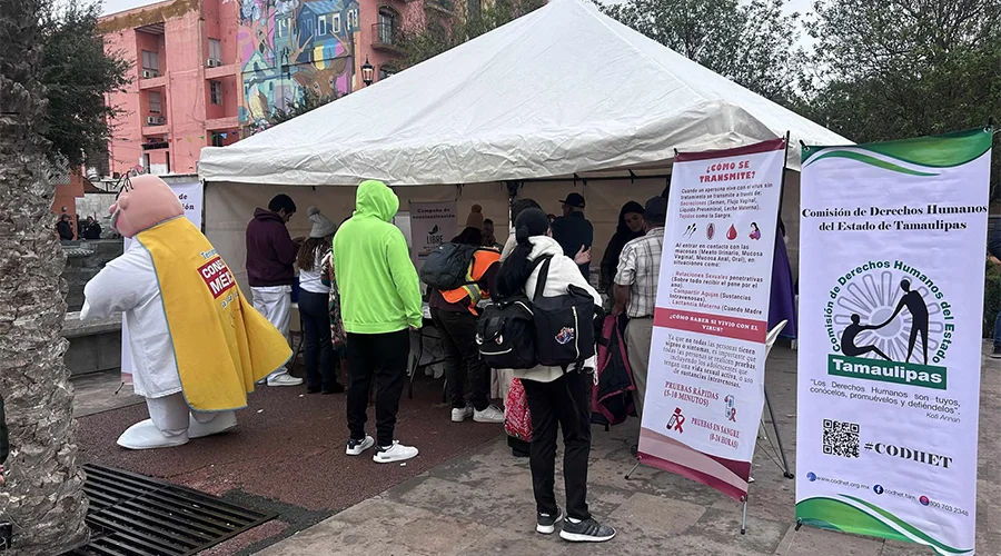 Realizan campaña de detección y vacunación contra el VIH en Reynosa 1 PRUEBA 2