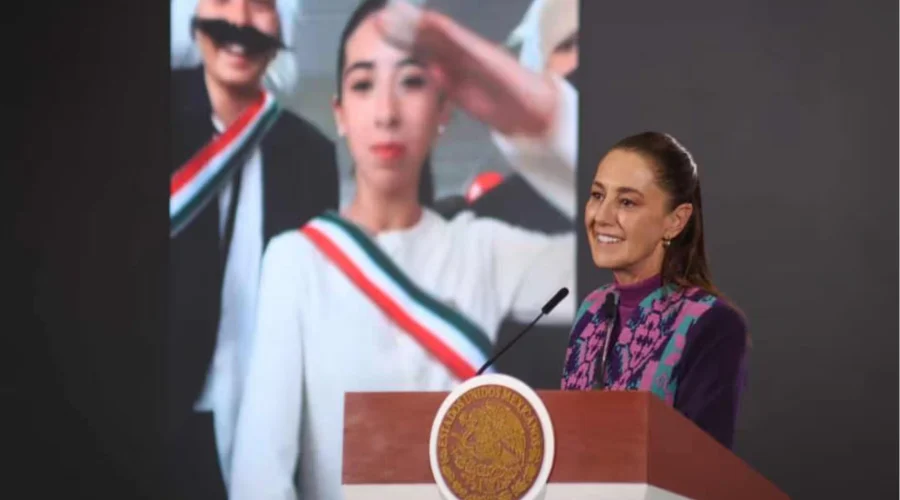 Sheinbaum celebra marcha de jóvenes con su ‘perreo por la paz’