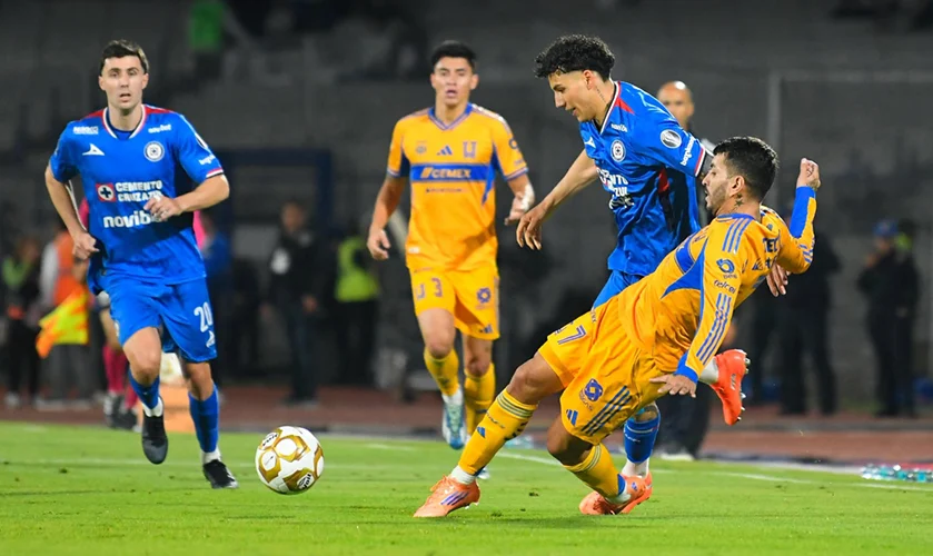 Empata Tigres con Cruz Azul 1-1 y se acercan a la final 8 TIGRES 9 H