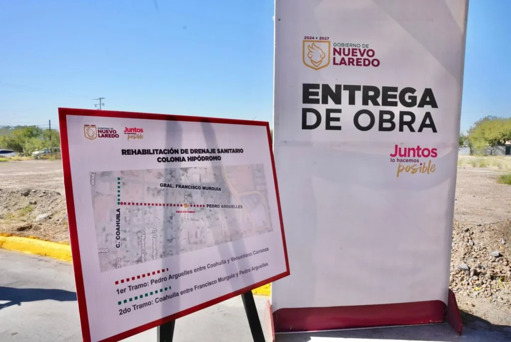 Carmen Lilia entrega obras de drenaje en 3 colonias de Nuevo Laredo 1 WhatsApp Image 2025 12 14 at 2.52.12 PM