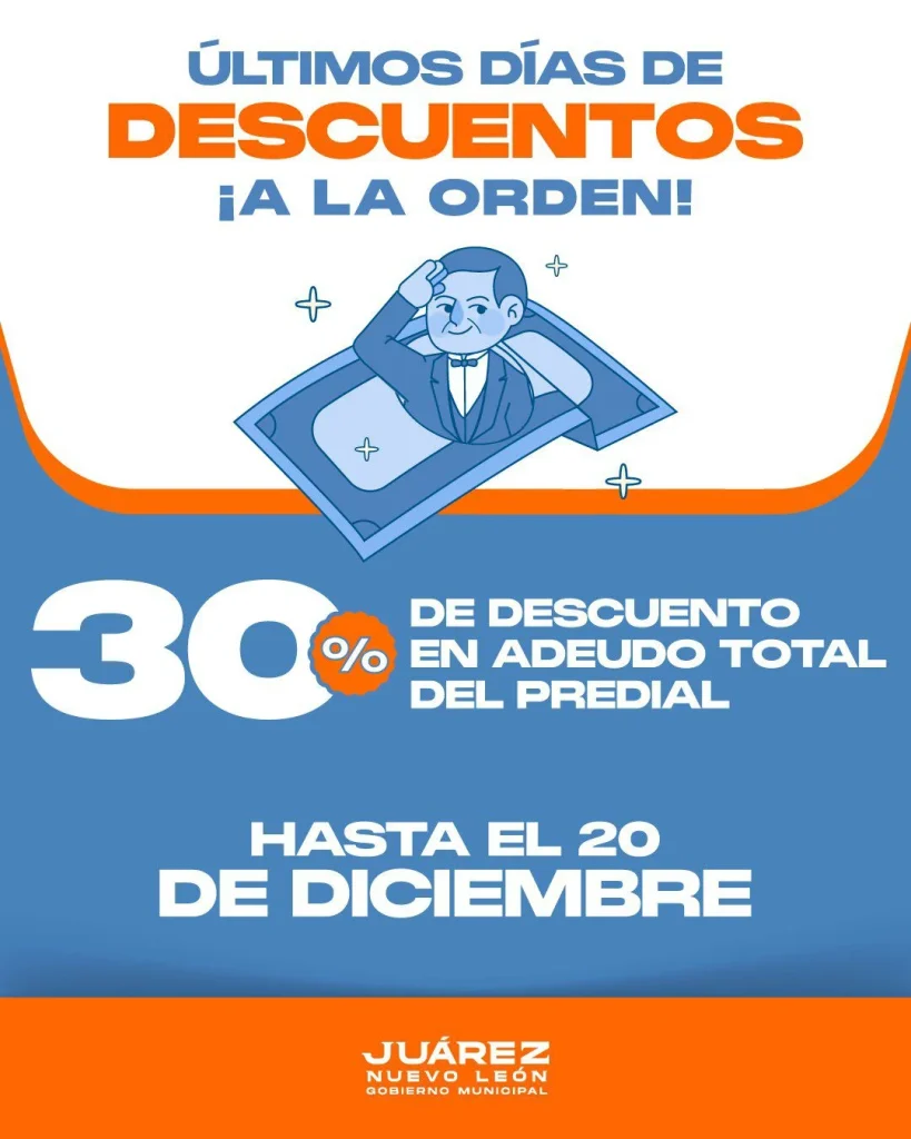 Invita Gobierno de Juárez a aprovechar descuento de hasta 30 % en predial 1 WhatsApp Image 2025 12 17 at 3.43.30 PM