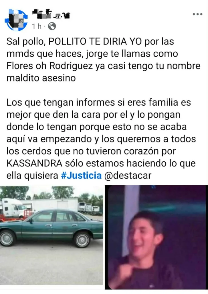 Clamor en redes tras el homicidio de Kassandra: exigen castigo a responsables 3 609473352 1401403794890201 9076019685719362279 n