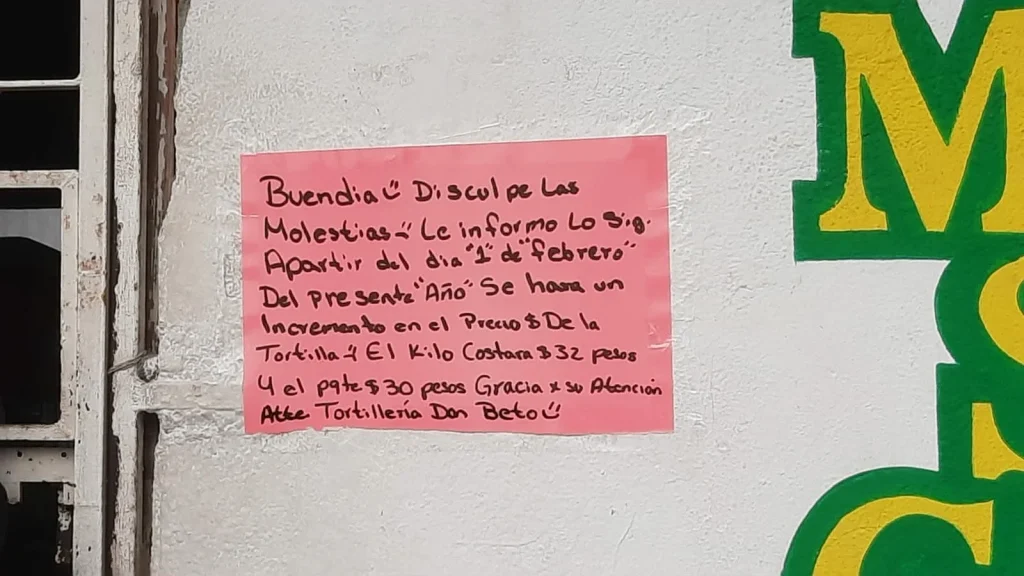 Anuncian aumento de dos pesos al kilo de tortilla a partir del domingo 2 619676597 3783977651898269 5622740281470060082 n