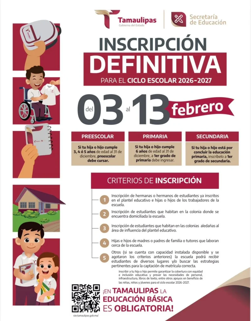 Realizarán inscripciones definitivas del 3 al 13 de febrero 1 620328285 920457983847703 7235823957171316717 n