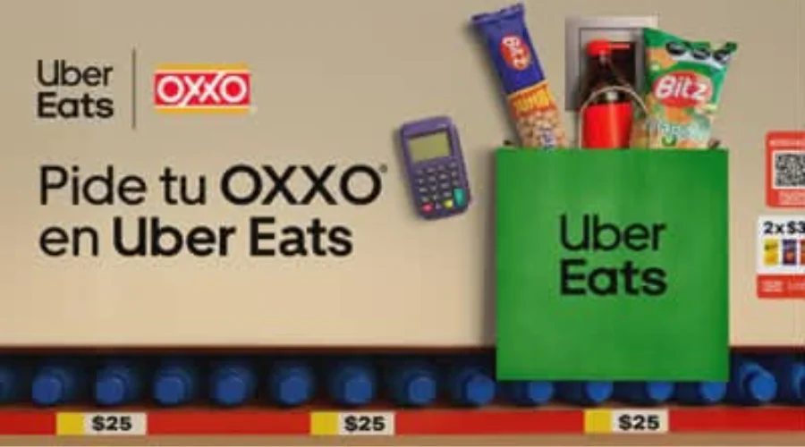 Arranca colaboración OXXO con Uber Eats