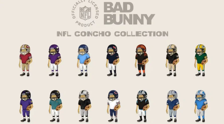 Bad Bunny presenta NFL Concho Collection