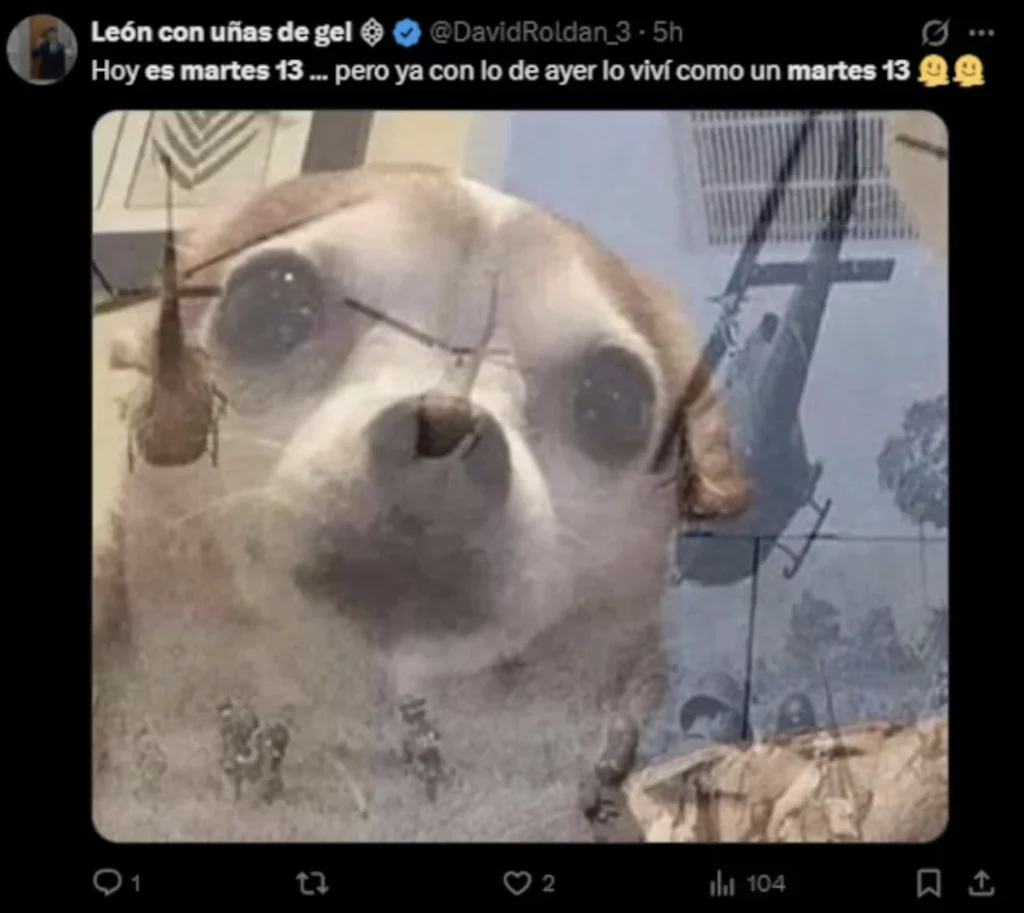 Ni la ‘mala suerte’ se salva: martes 13 deja ola de memes 4 Captura de pantalla 2026 01 13 a las 11.59.59 a.m