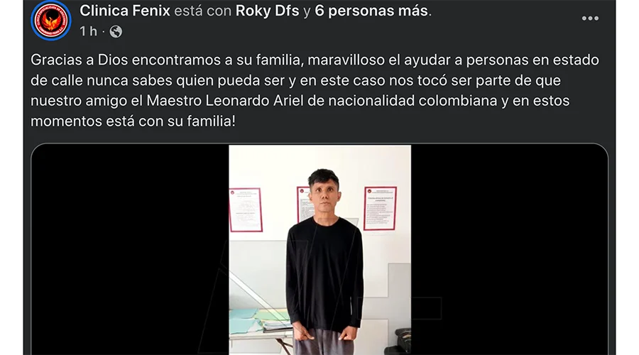 Este es el Centro de Adicciones donde estaba el colombiano desaparecido 1 POST ADICCIONES
