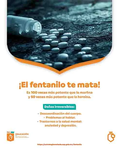 Lanza Secretaría de Educación en Nuevo León campaña contra el fentanilo 1 POSTEL NL 2