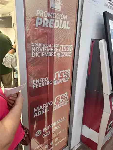 Hacen larga fila reynosenses para aprovechar descuentos del predial (VIDEO) 1 PREDIAL 2