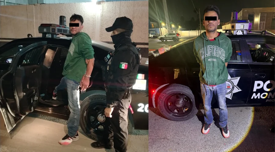 Policía de Monterrey detiene a hombre por presunto robo con violencia
