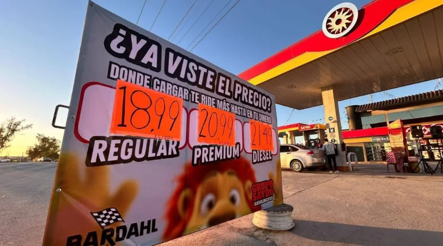 Reducen precios de combustibles en Valle Hermoso como apoyo social