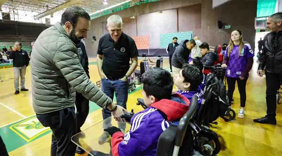 'Leyendas de futbol' conviven en San Pedro con jóvenes con discapacidad 2 SAN PEDRO 111
