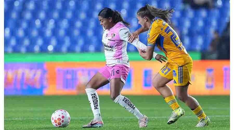 Tigres Femenil liga segunda victoria al vencer 3-1 a Atlas 4 TIGRES 5ttt