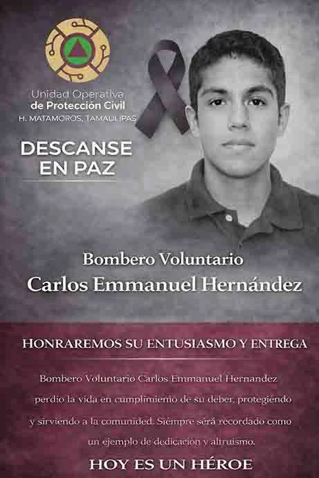 Inician esta noche servicios funerarios de bomberos caídos en Matamoros 1 UNO