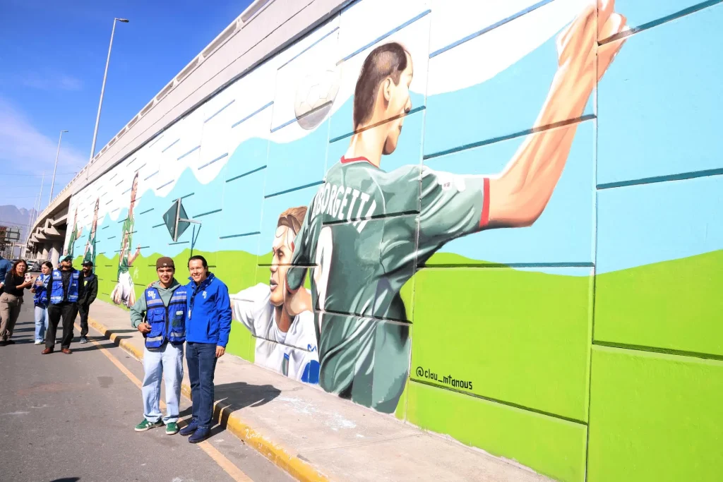 Realiza San Nicolás murales mundialistas 4 0 1