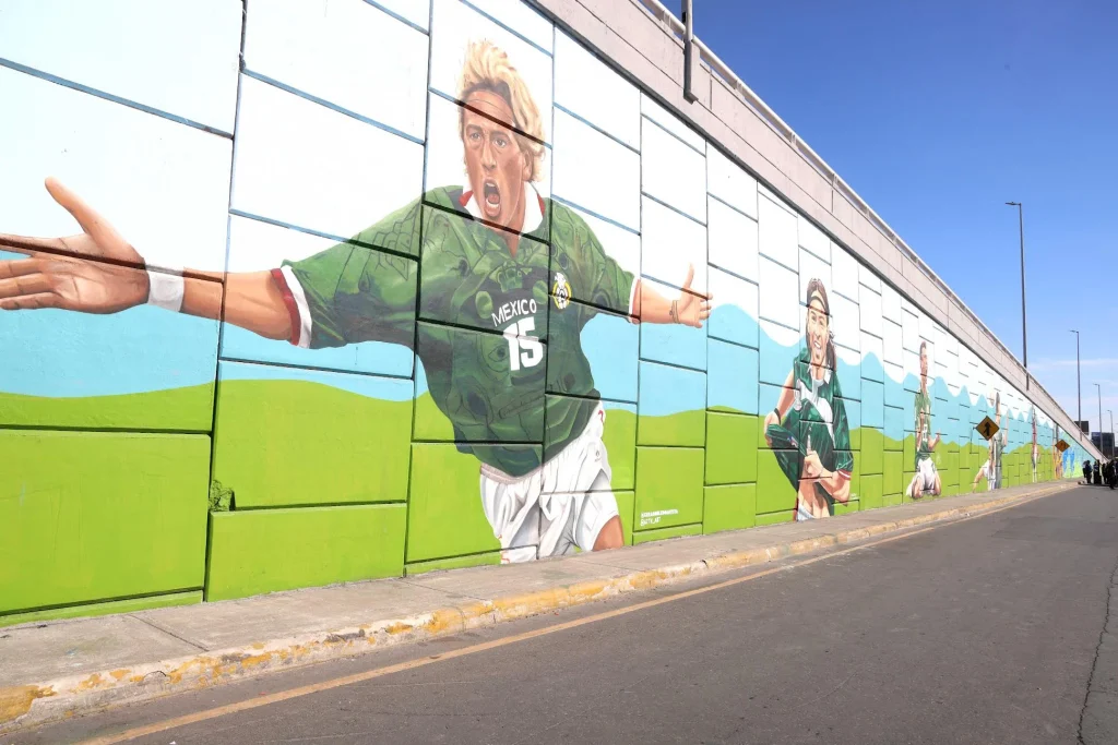 Realiza San Nicolás murales mundialistas 3 0 2