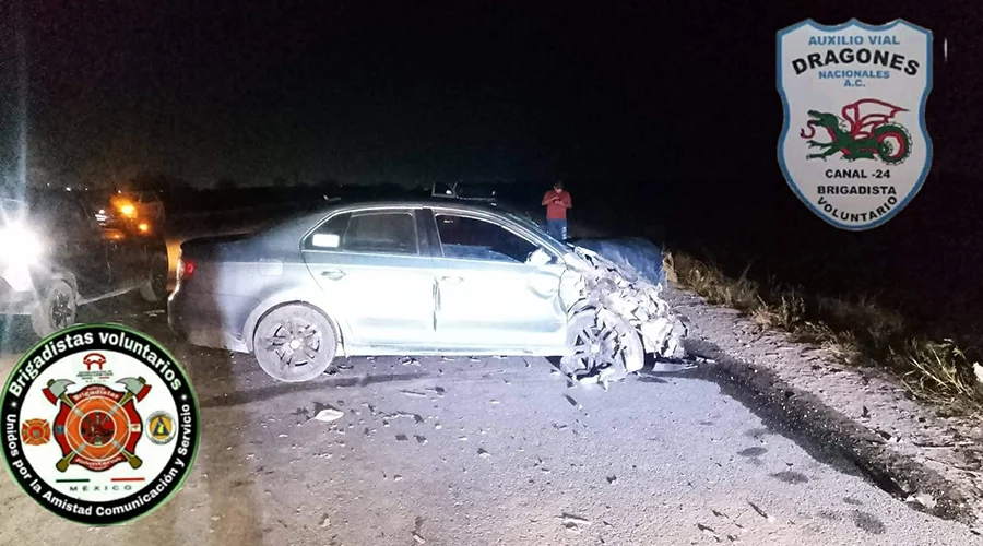 Aparatoso choque en el Viaducto deja dos lesionados