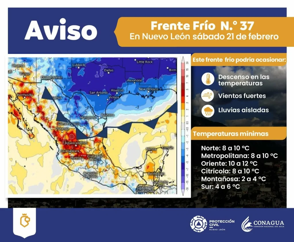 Descenderá temperatura el fin de semana en NL por Frente Frío 37 1 637773122 3203859803128471 6778447578135830204 n