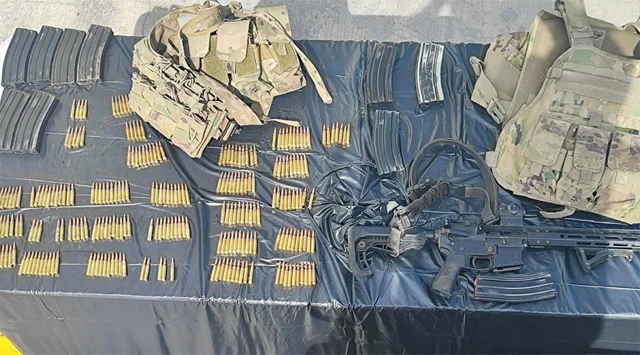 Detienen hombres armados en General Bravo; caminaban por una brecha 1 BALAS 2b