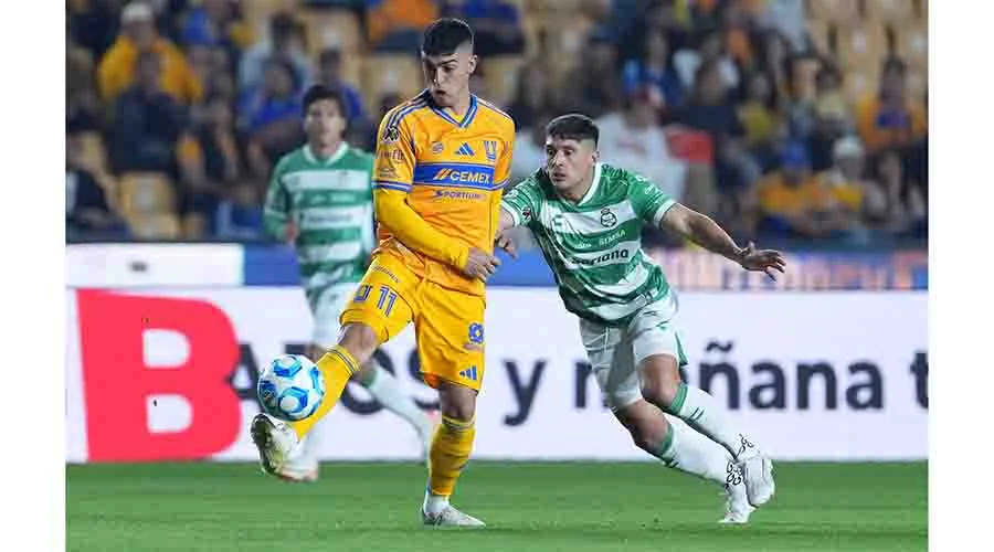 ¡Noche redonda! Tigres golea 5-1 a Santos 6 BRUNETTA 6