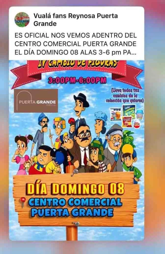 Realizarán este domingo otro intercambio de figuras del Chavo del Ocho 1 CARTEL
