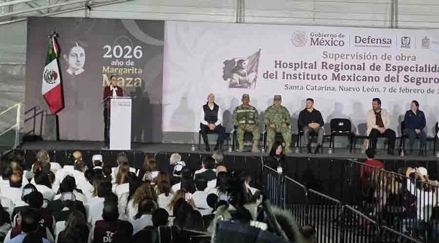Asegura Sheinbaum que habrán más de 10 mil nuevas camas de hospital al finalizar sexenio 1 CLAUDIA 9999
