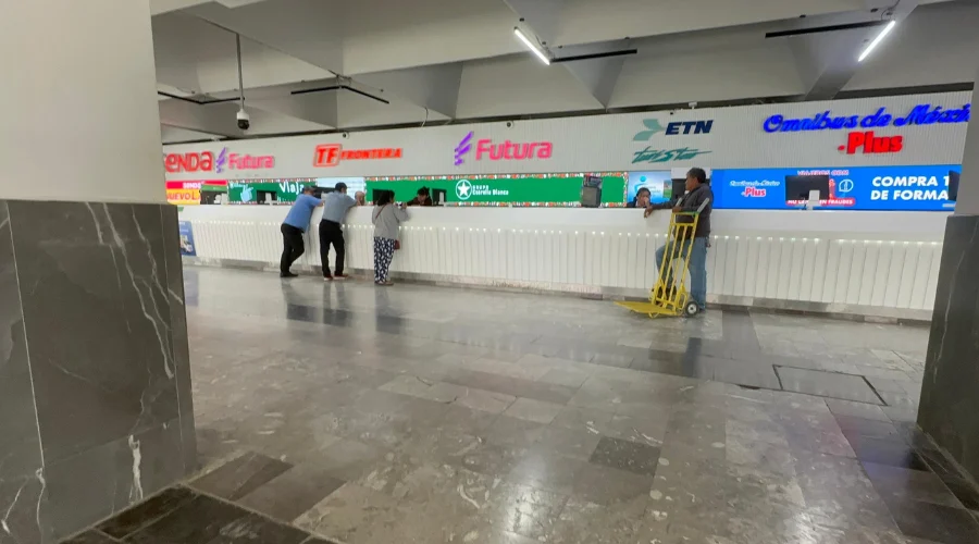 Central de Autobuses de Reynosa opera con normalidad este lunes