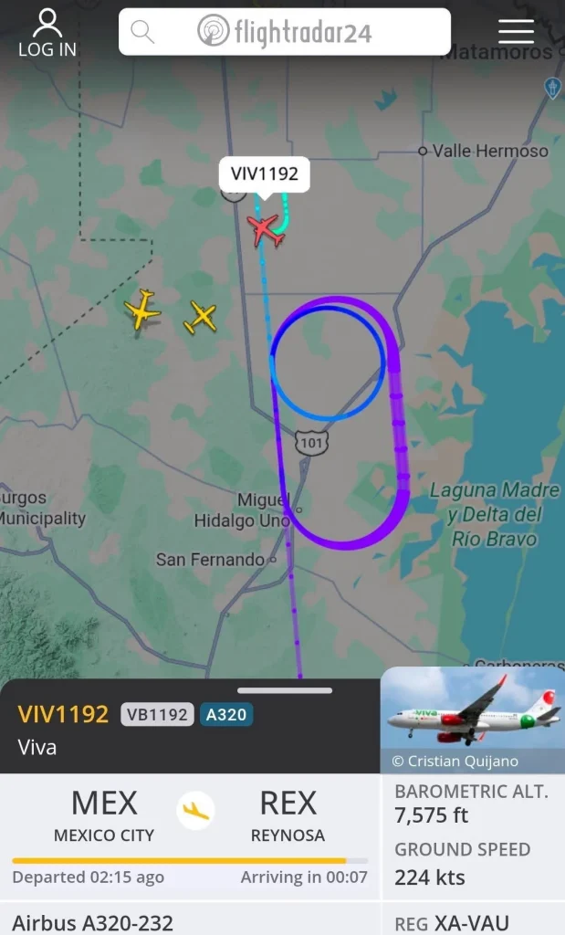 Avión de Viva Aerobus tiene dificultades para aterrizar en el Aeropuerto Internacional de Reynosa 1 DOS