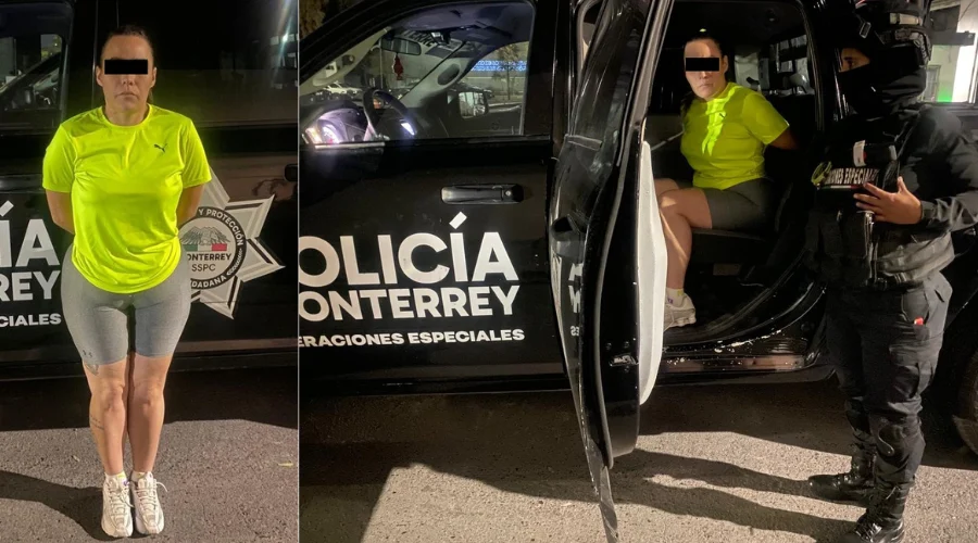 Detienen a tamaulipeca con 97 dosis de cristal en Monterrey