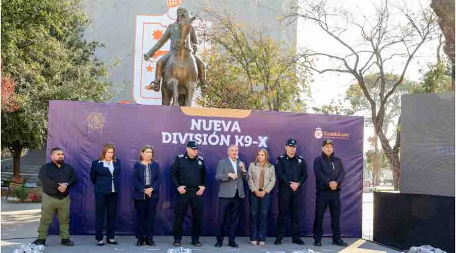 Integran perros robot en la estrategia de seguridad en Guadalupe 1 GUADALUPE 2