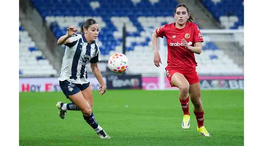 Asegura Rayadas su liderato, vencen a Toluca 2-0 2 RAYADAS FEM 3