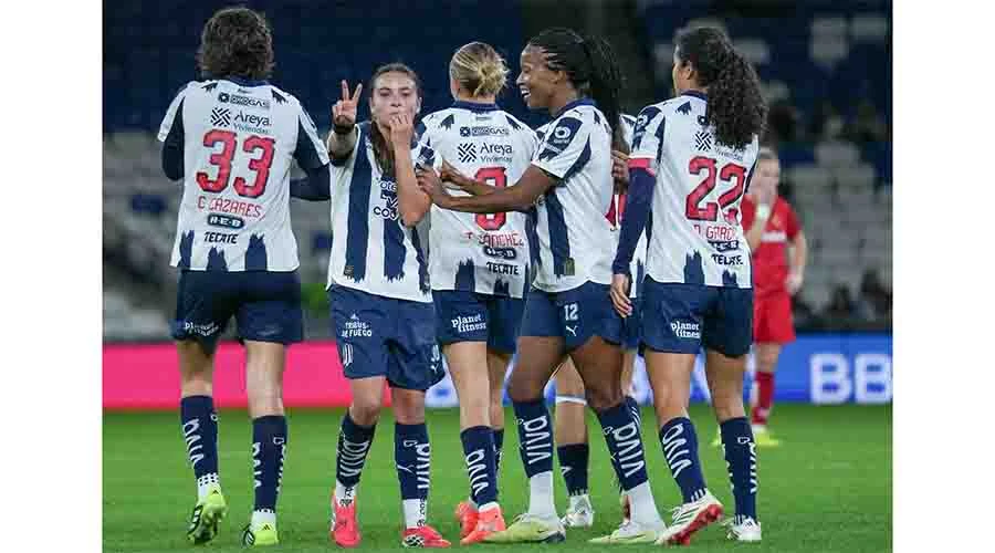 Asegura Rayadas su liderato, vencen a Toluca 2-0 3 RAYADAS FEM 4