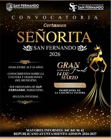 Invitan a ser Señorita San Fernando 2026 1 SAN FER 23