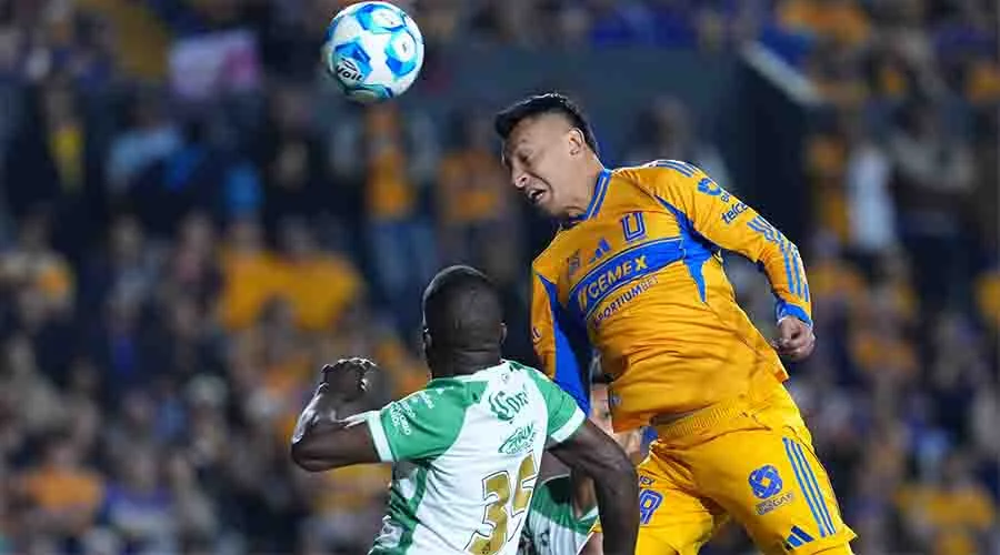 ¡Noche redonda! Tigres golea 5-1 a Santos 4 TIGRES 6