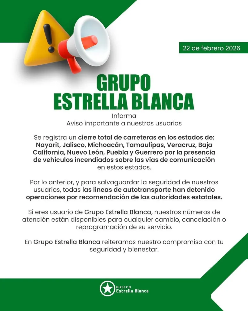 Suspenden líneas de autobuses corridas hacia Reynosa y Matamoros tras bloqueos 2 estrella 2