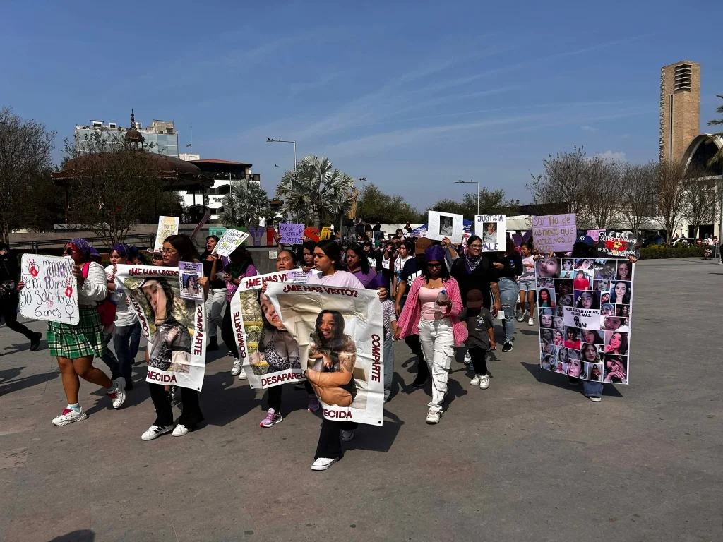 Marchan mujeres en Reynosa para exigir justicia y visibilizar la violencia de género 1 643376252 1208891157676365 3909874968272321879 n