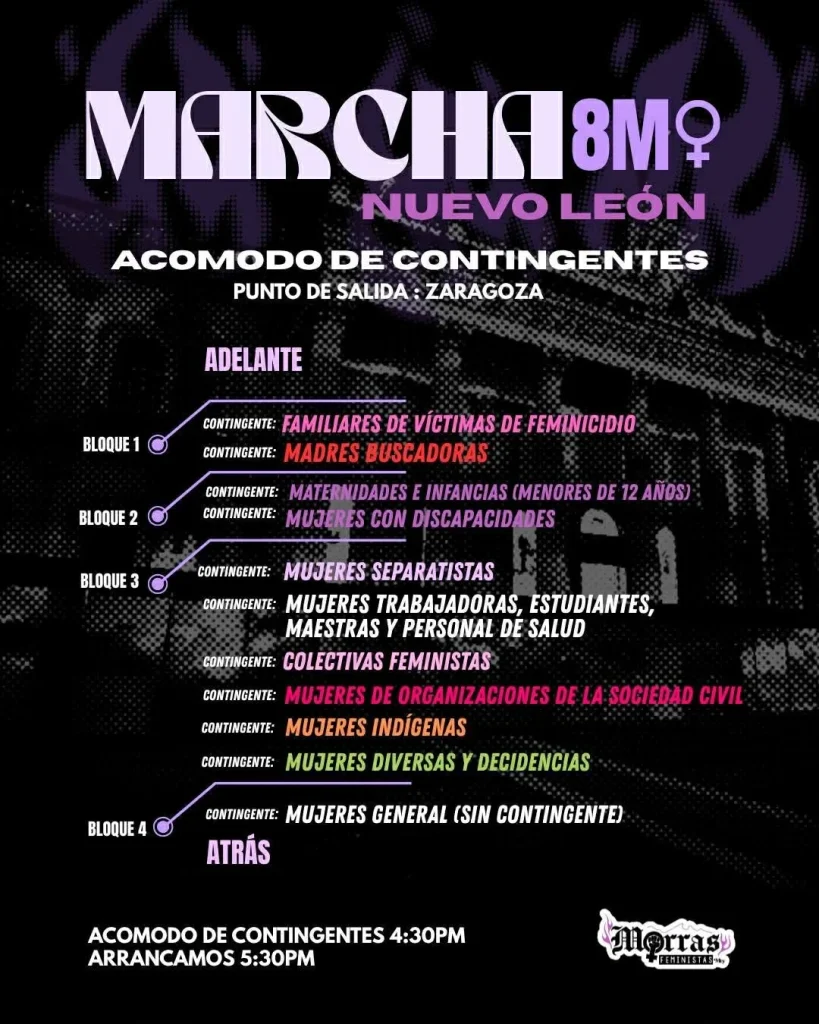 Anuncian actividades y recorrido de la marcha del 8M en Nuevo León 1 645356793 4319724175022509 4149303942455891918 n