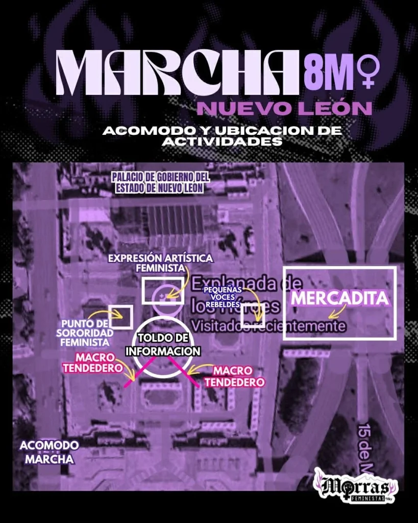 Anuncian actividades y recorrido de la marcha del 8M en Nuevo León 2 646173601 1578202296565497 4376225094128124405 n