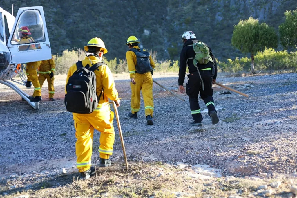 Continúan labores de incendio forestal en la sierra de Galeana 2 646352841 26054353217548672 2276196511466526974 n