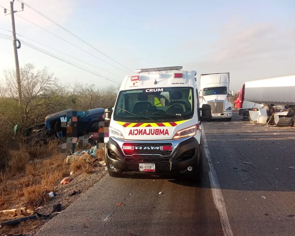 Chocan camioneta y tráiler en carretera Victoria-Matamoros: hay 7 lesionados 1 649973148 1477573760548118 8943783084984143185 n