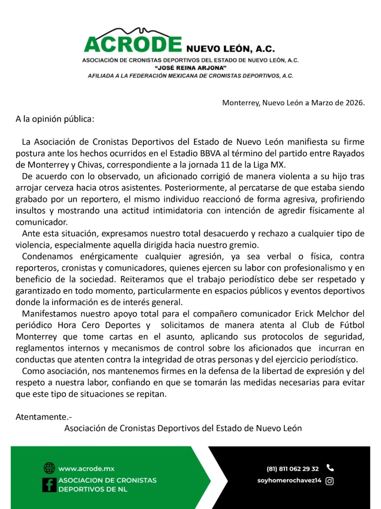 Cronistas deportivos se solidarizan con Hora Cero Deportes 1 651859375 936178085467065 4375944980053395071 n
