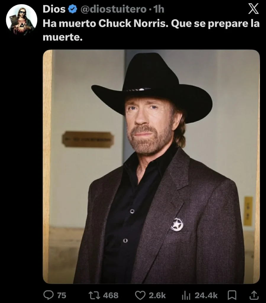 Homenajean con memes a Chuck Norris 1 653997433 1280372204029952 6681627260873273905 n