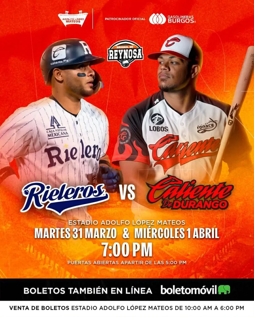 Anuncian serie amistosa entre Rieleros y Caliente de Durango en Reynosa 1 661715244 1503807894505878 2612736659437909715 n