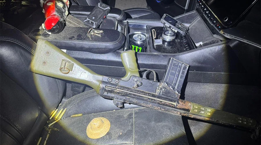 Guardia Estatal repele agresión en Reynosa y asegura vehículo con armas 1 ARMAS