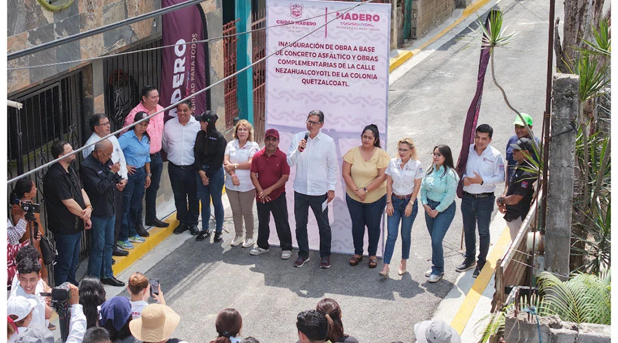 Erasmo entrega más obras de infraestructura vial que transforman a Madero 1 ERASMO