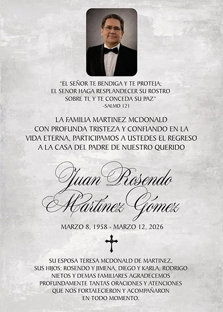 Fallece Juan Rosendo Martínez Gómez, fundador del IIES en Reynosa 1 ESQUELA JUAN ok