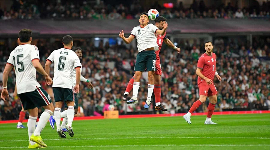 Aburren México y Portugal en reinauguración de Estadio Azteca 7 MEX 9 oo