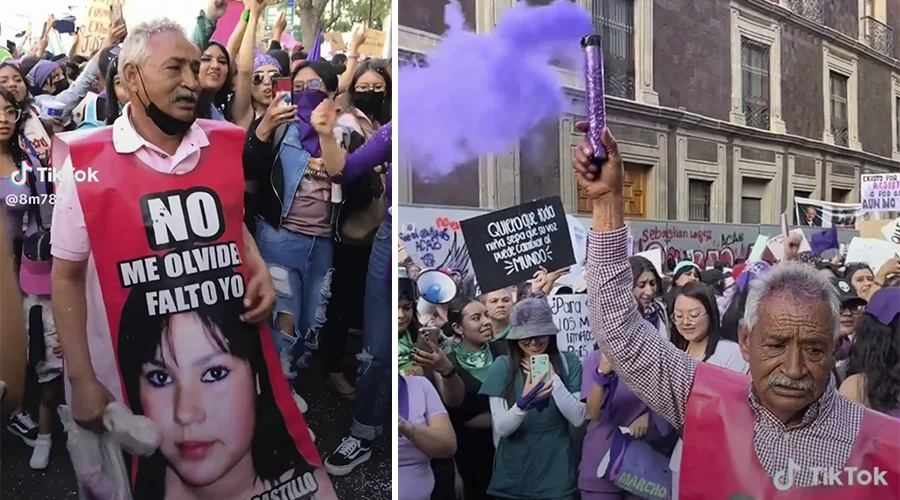 No estás solo Apoyan a padre que marcha por su hija ¡No estás solo!: Apoyan a padre que marcha por su hija